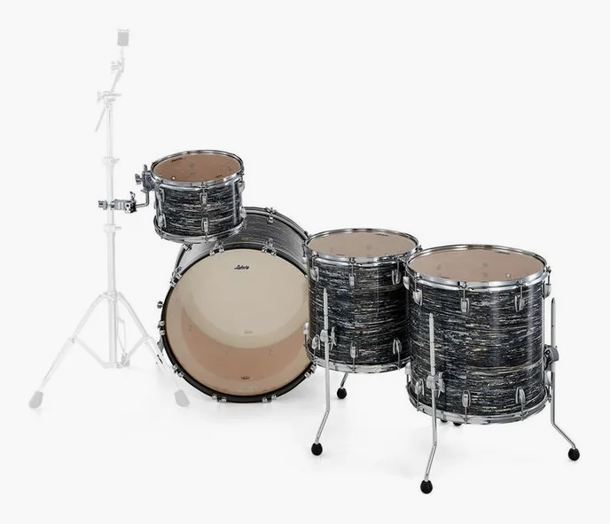 Ludwig Classic Maple 4pcs V. Black Oy, vue de face, photo 4