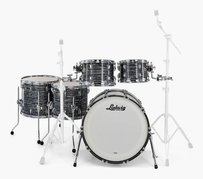 Ludwig Classic Maple 5pcs V. Black Oy, vue de près, photo 2