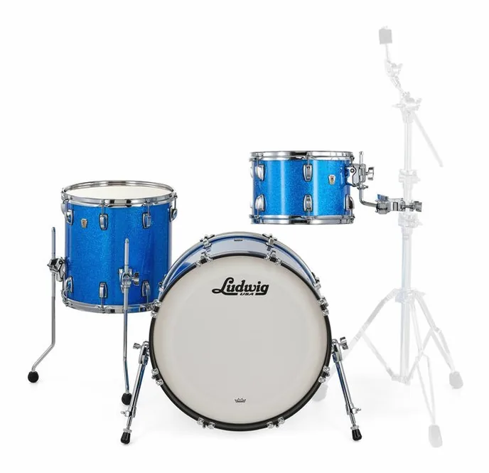 Ludwig Classic Maple Downbeat Blue S., sur fond neutre, photo 2