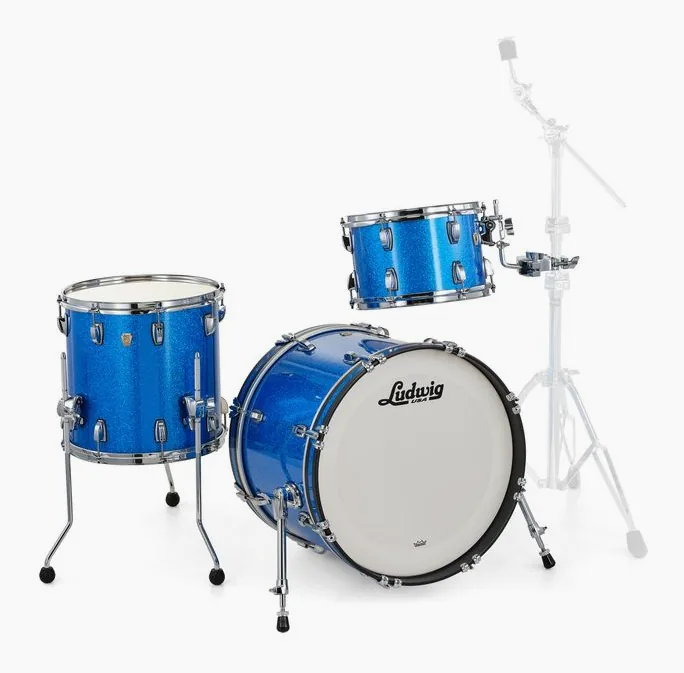 Ludwig Classic Maple Downbeat Blue S., sur fond neutre, photo 3