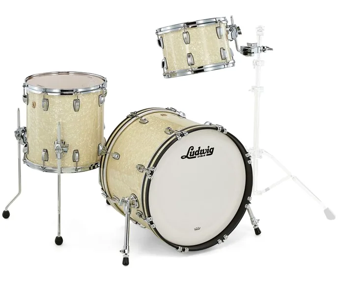 Ludwig Classic Maple Downbeat V.White, vue de près, photo 3