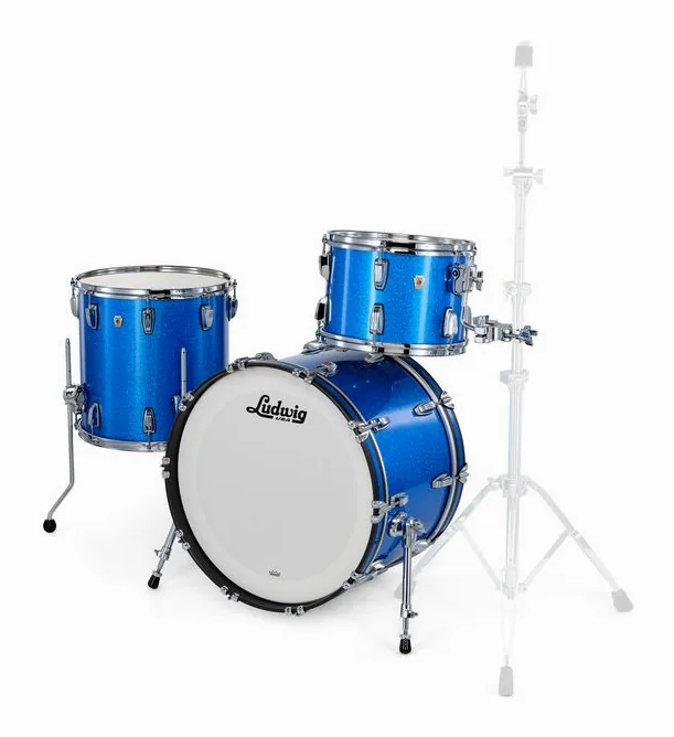 Ludwig Classic Maple Fab 22 Blue Sp., sur fond neutre