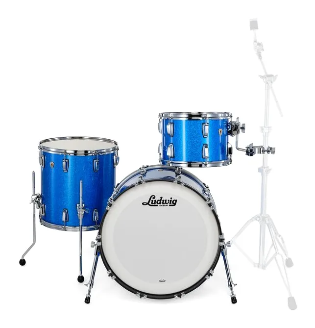 Ludwig Classic Maple Fab 22 Blue Sp., vue de profil, photo 2