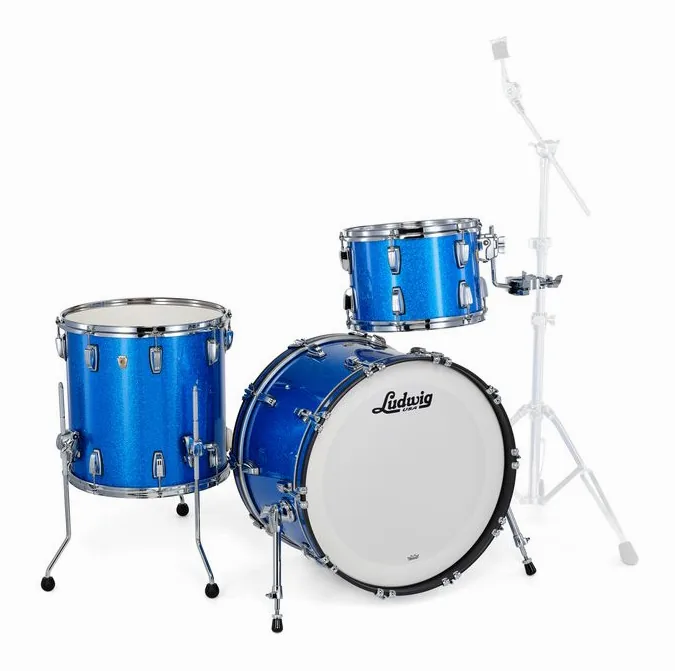 Ludwig Classic Maple Fab 22 Blue Sp., vue de près, photo 3