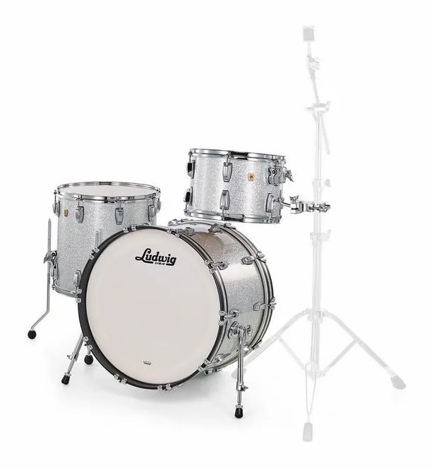 Ludwig Classic Maple Fab 22 Silver S., vue de face