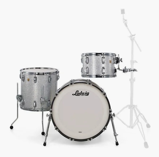 Ludwig Classic Maple Fab 22 Silver S., vue de profil, photo 2