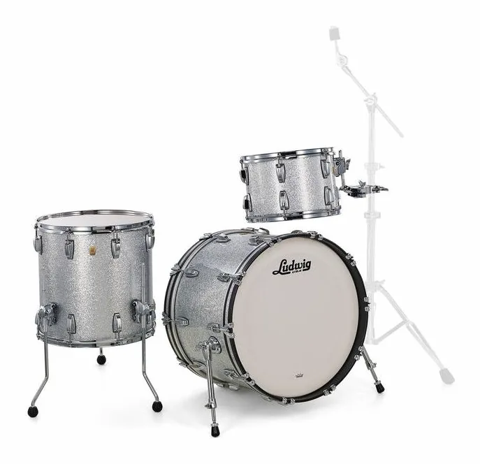 Ludwig Classic Maple Fab 22 Silver S., vue de profil, photo 3
