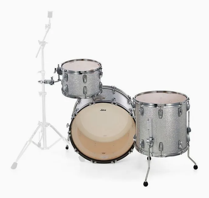 Ludwig Classic Maple Fab 22 Silver S., sur fond neutre, photo 4