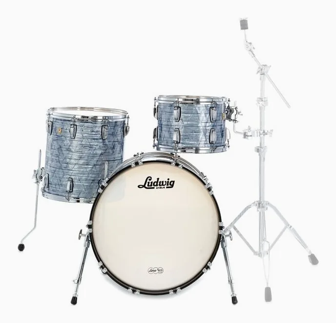 Ludwig Classic Maple Fab 22 Sky Blue, sur fond neutre, photo 2