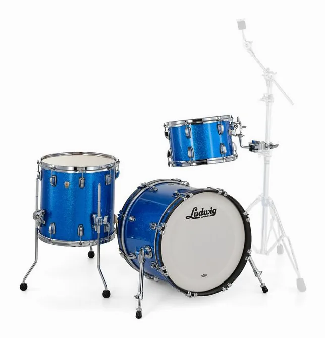 Ludwig Classic Maple Jazz. Blue Sp., vue de face, photo 3