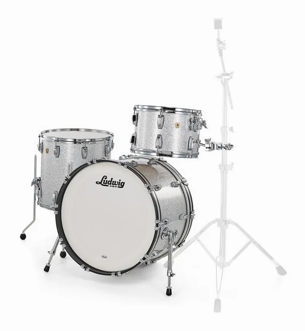 Ludwig Classic Maple Rock Silver Sp., vue de profil, photo 2