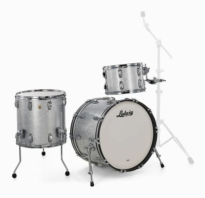 Ludwig Classic Maple Rock Silver Sp., vue de près, photo 3