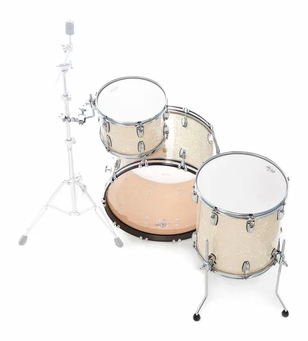 Ludwig Classic Maple Rock Vintage Wh., sur fond neutre, photo 2