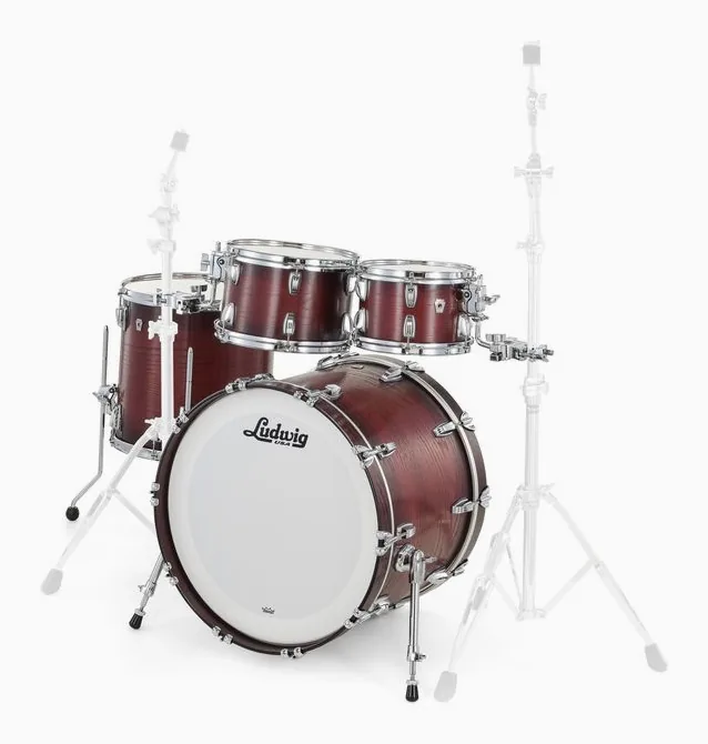 Ludwig Classic Oak Studio 22 Brown B., vue de face