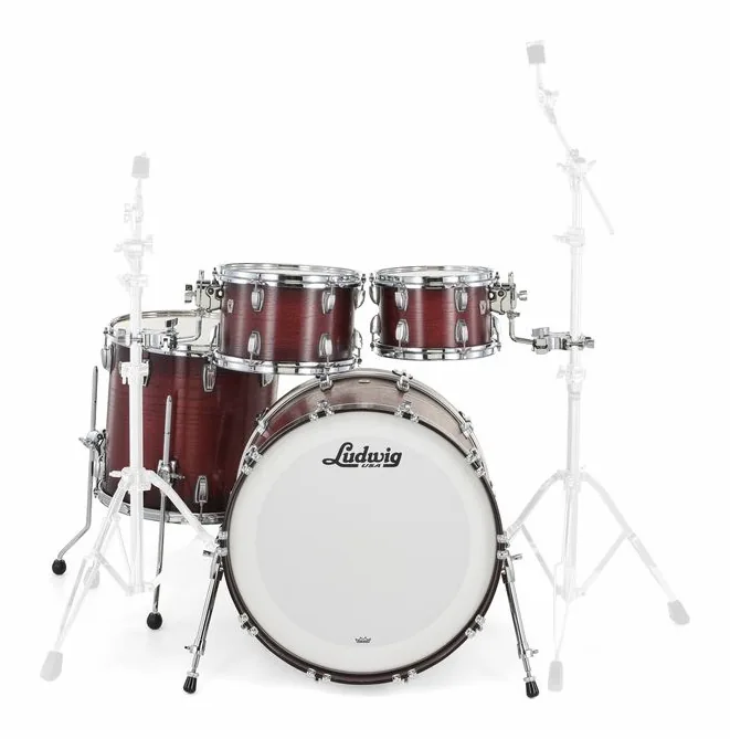 Ludwig Classic Oak Studio 22 Brown B., vue de profil, photo 2