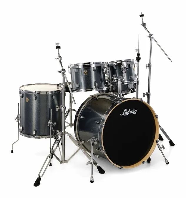 Ludwig Evolution 20" Atlantic Sparkle, sur fond neutre, photo 3