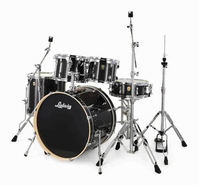 Ludwig Evolution 20" Moon Dust, vue de face