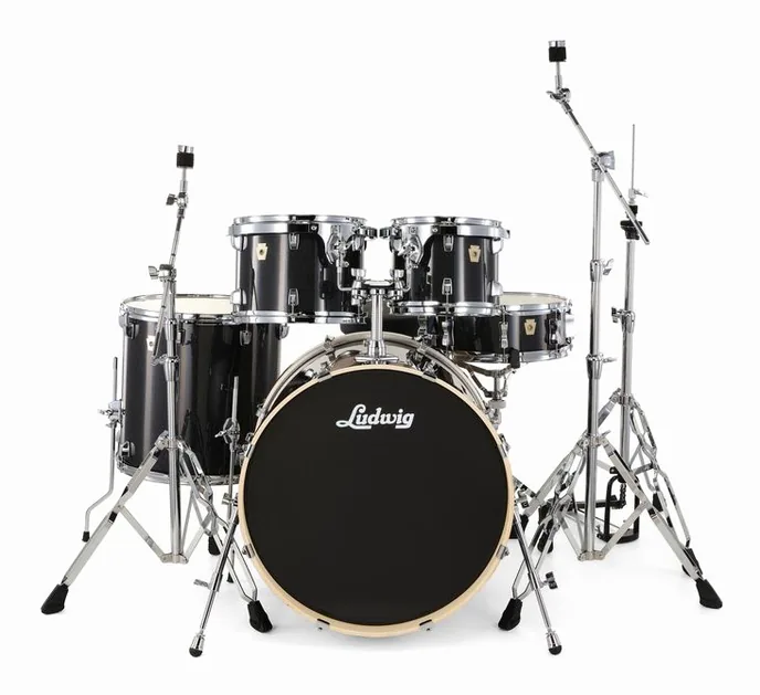 Ludwig Evolution 20" Moon Dust, vue de dessus, photo 2