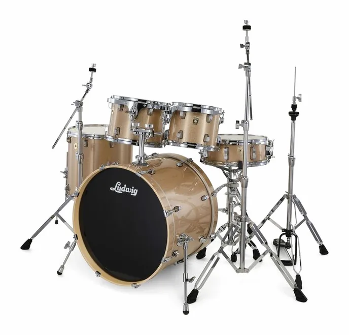 Ludwig Evolution 20" Prosecco Sparkle, vue de face