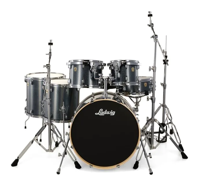 Ludwig Evolution 22" 6pc Atlant. Spkl, vue de près, photo 2