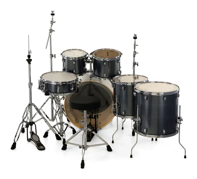 Ludwig Evolution 22" 6pc Atlant. Spkl, vue de face, photo 4