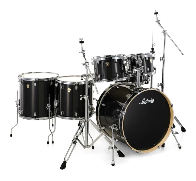 Ludwig Evolution 22" 6pc Moon Dust, vue de face, photo 3