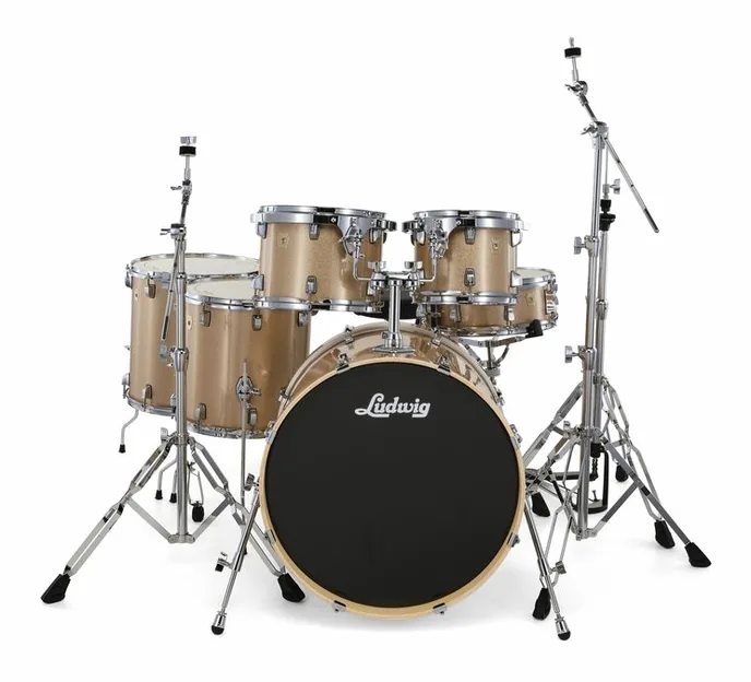 Ludwig Evolution 22" 6pc Prosec. Spkl, sur fond neutre, photo 2