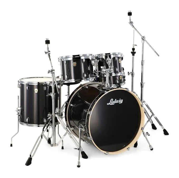 Ludwig Evolution 22" Moon Dust, vue de trois quarts, photo 3