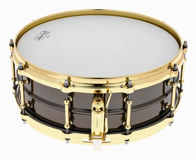Ludwig LB416BT 14"x5" Black Beauty, vue de dessus, photo 2