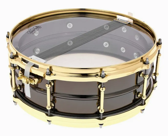 Ludwig LB416BT 14"x5" Black Beauty, vue de profil, photo 4