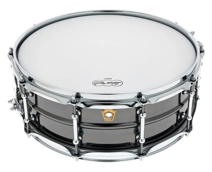 Ludwig LB416T 14"x05" Black Beauty, vue de près, de face