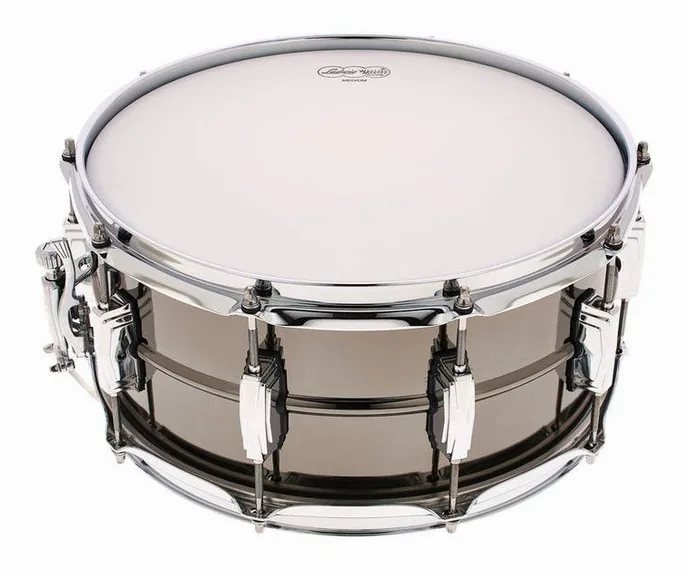 Ludwig LB417 14"x6,5" Black Beauty, vue de face, photo 4