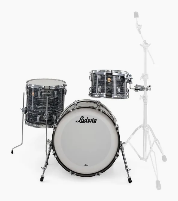 Ludwig Legacy Mahog. Downb. Black Oy., sur fond neutre, photo 2