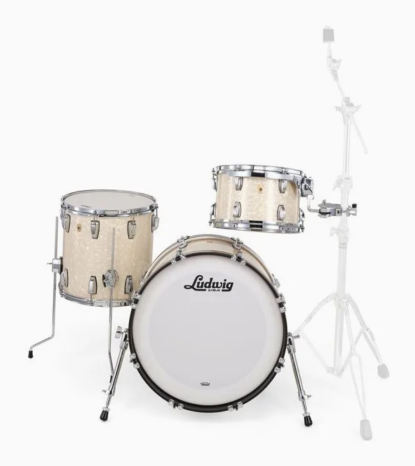 Ludwig Legacy Mahog. Downb. V.White, vue de profil, photo 2