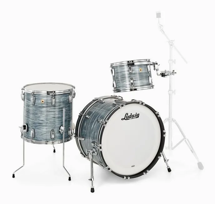 Ludwig Legacy Mahogany Fab Blue Oyst., vue de profil, photo 3