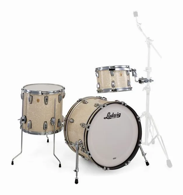 Ludwig Legacy Maple Downbeat V.White, vue de dessus, photo 3