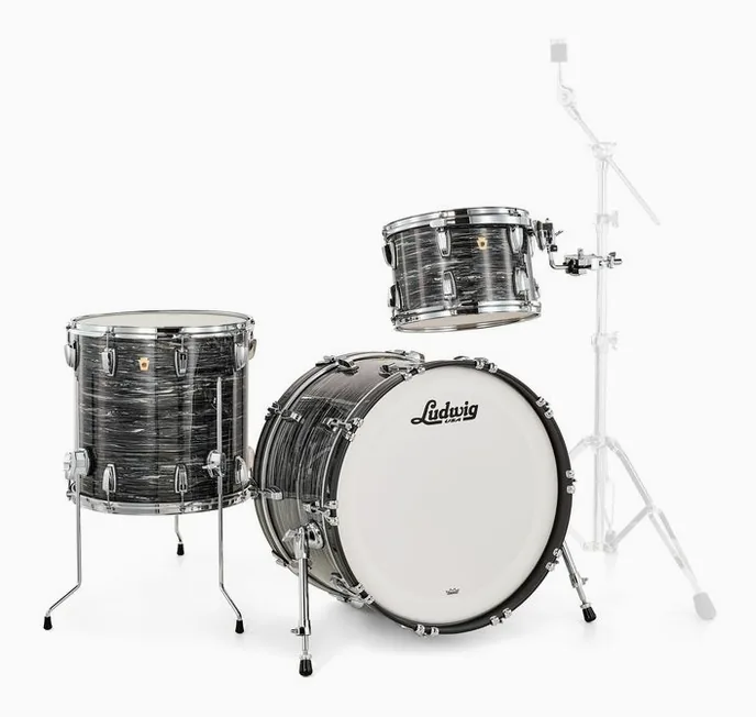 Ludwig Legacy Maple Fab Black Oyster, vue de profil, photo 3