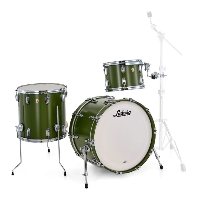 Ludwig Legacy Maple Fab Herit. Green, vue de trois quarts, photo 3