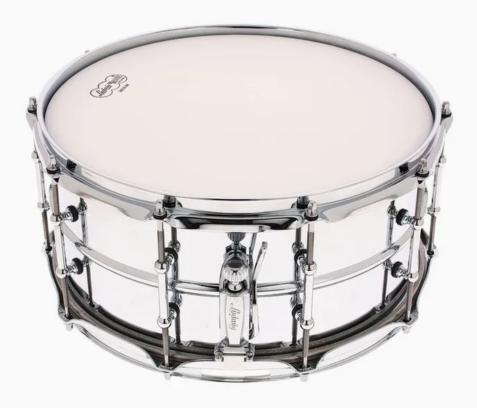 Ludwig LM402T Supra Phonic Snare, sur fond neutre, photo 3