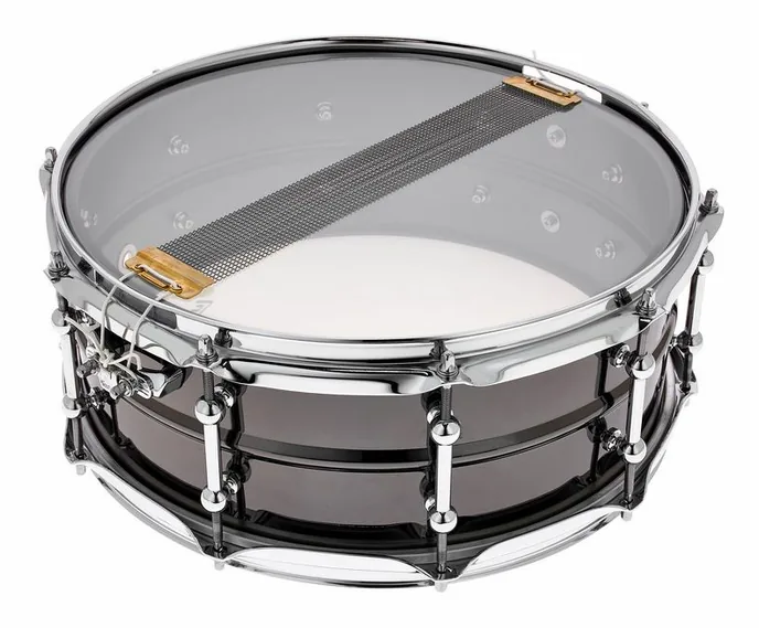Ludwig 14"x5,5" Universal Brass Chrom, vue de dessus, photo 4