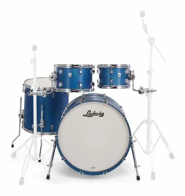 Ludwig NeuSonic Mod2 4pc Set S.Blue, vue de près, photo 2