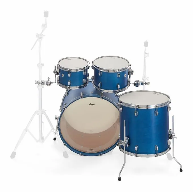 Ludwig NeuSonic Mod2 4pc Set S.Blue, vue de trois quarts, photo 4