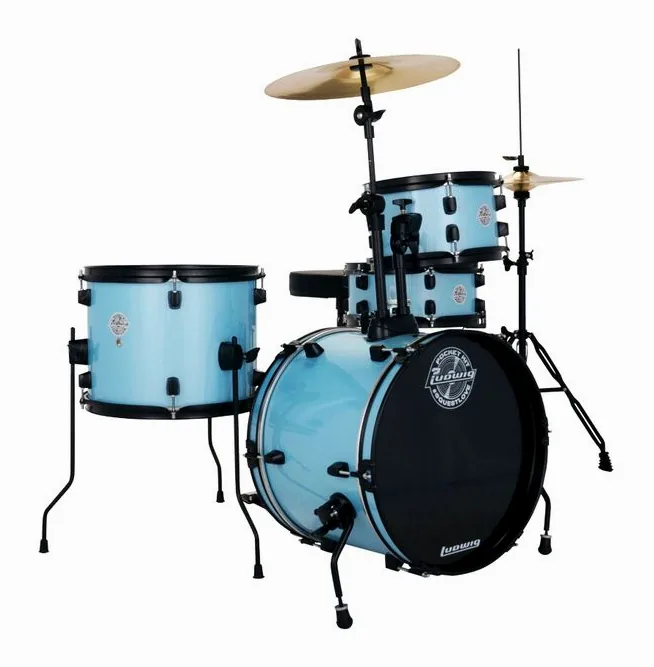 Ludwig Pocket Kit - Cryst. Blue Sprkl, vue de dessus, photo 2