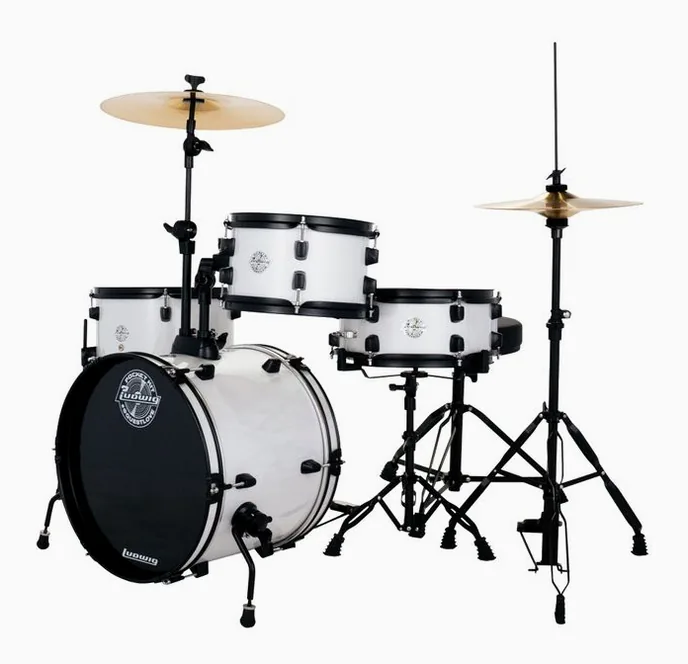 Ludwig Pocket Kit - Sugar Sparkle, vue de face