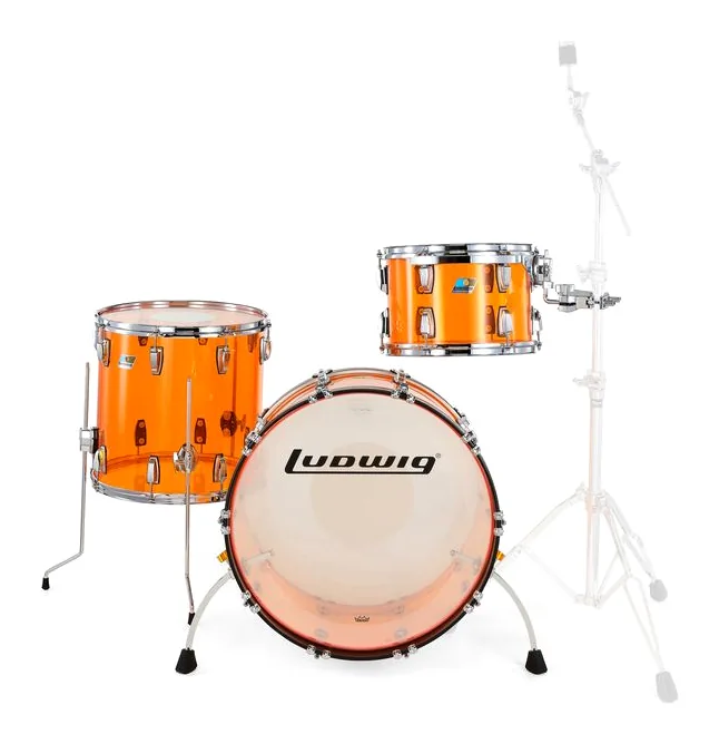 Ludwig Vistalite FAB Set Amber, vue de profil, photo 2