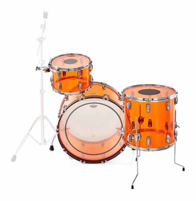 Ludwig Vistalite ProBeat Set Amber, vue de face, photo 4