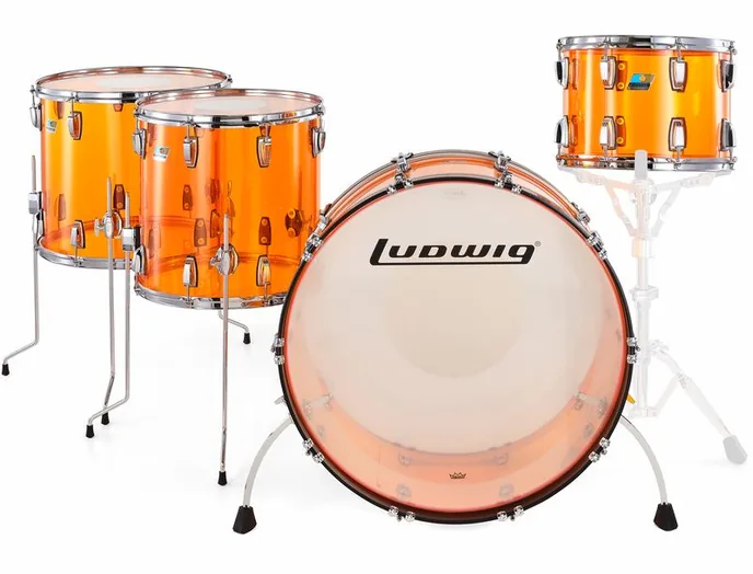 Ludwig Vistalite ZEP Set Amber, vue de dessus, photo 2