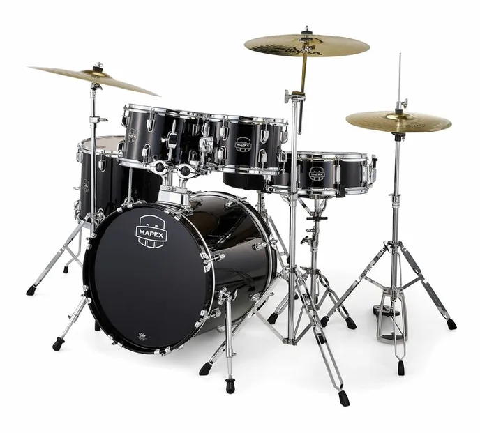 Mapex Comet Pro Pack 18" Dark Black, sur fond neutre