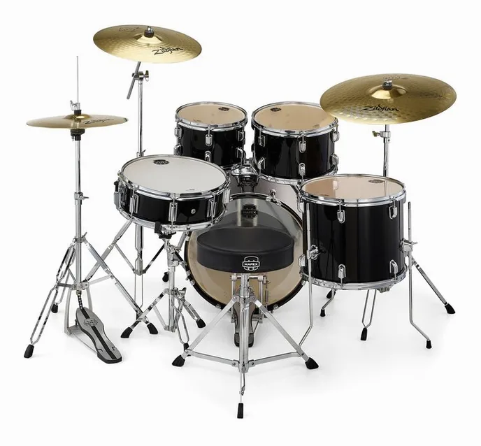Mapex Comet Pro Pack 18" Dark Black, vue de trois quarts, photo 4