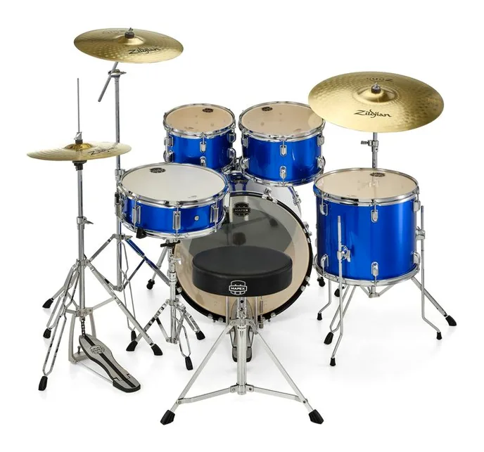 Mapex Comet Pro Pack 20" Indigo Blue, vue de face, photo 4
